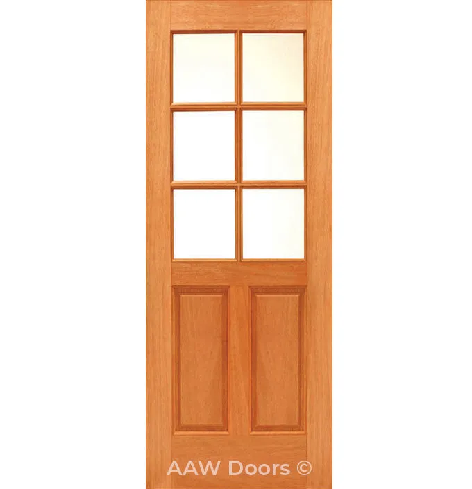 146 Dutch Mahogany Wood Entry Solid Door