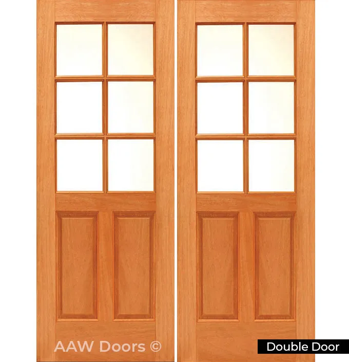 146 Dutch Mahogany Wood Entry Solid Door