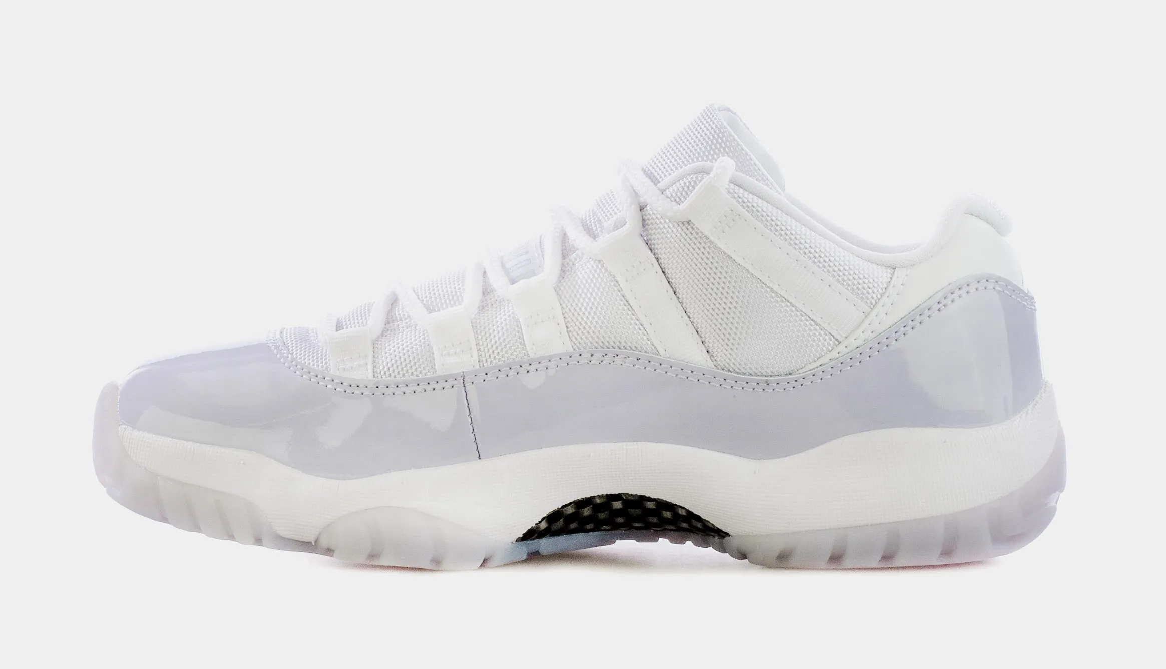 Air Jordan 11 Retro Low Pure Violet Womens Lifestyle Shoes (White/Purple)