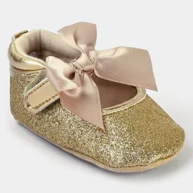 Baby Girls Shoes C-431-Gold