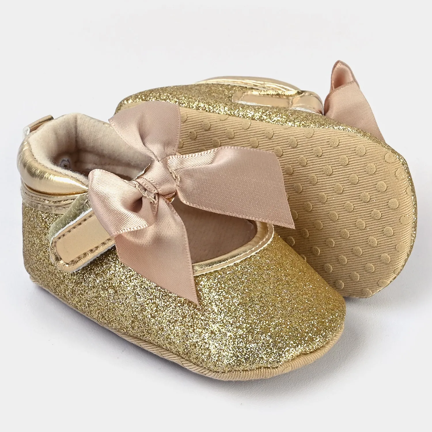 Baby Girls Shoes C-431-Gold