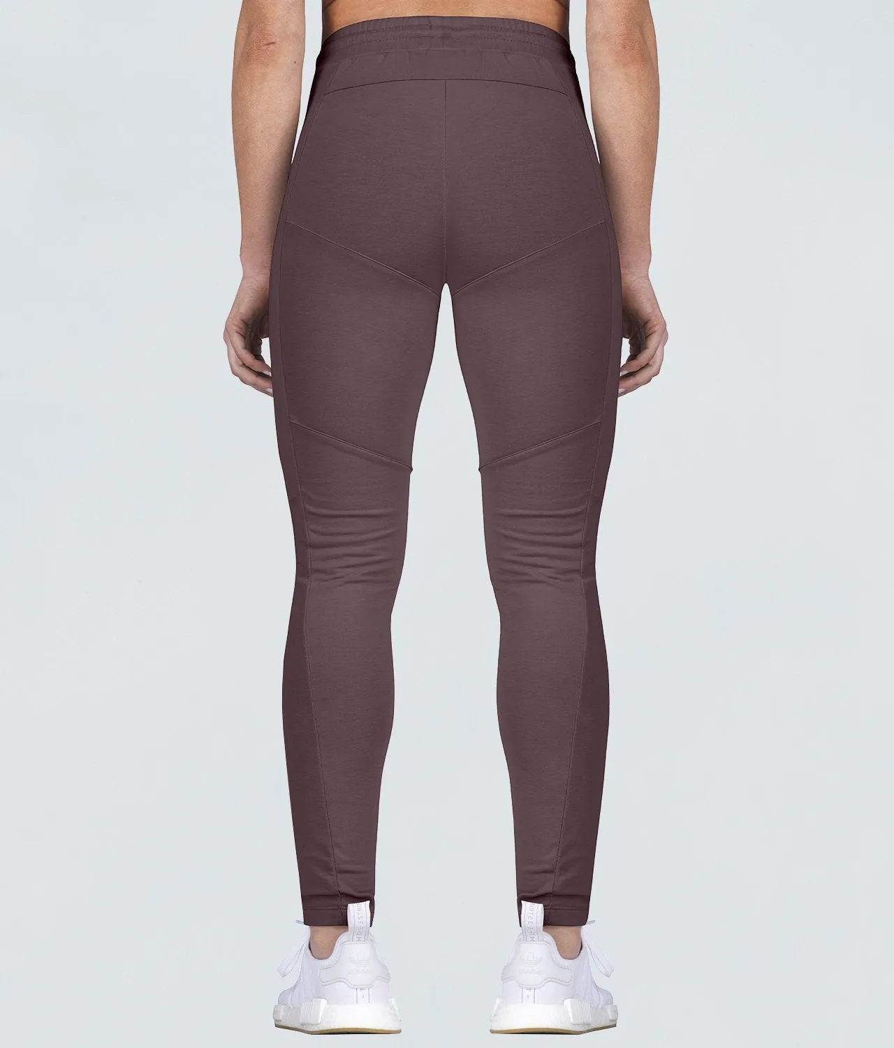 Born Tough Contoured Ash Brown Running Tracksuit Jogger Leggings for Women