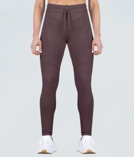 Born Tough Contoured Ash Brown Running Tracksuit Jogger Leggings for Women