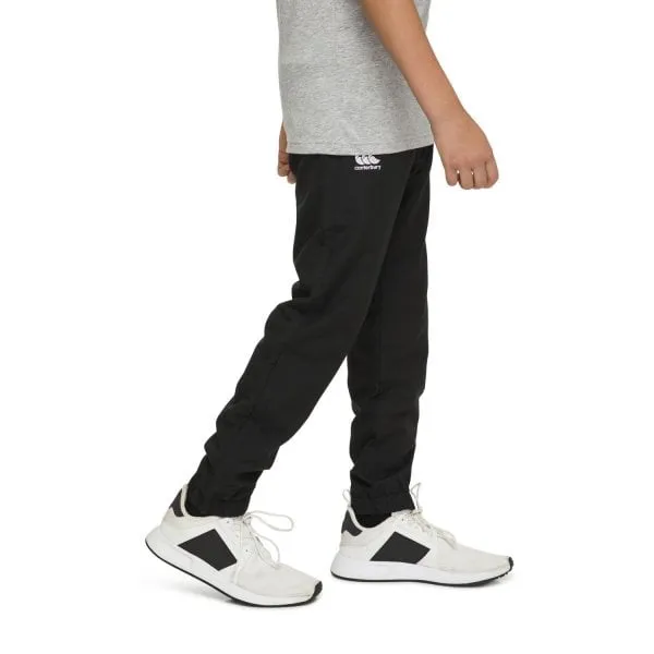 Canterbury Kids Team Tapered Cuffed Trackpant - Black