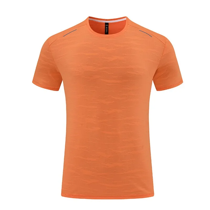 Casual Short Sleeves Basketball Elastic T-shirt for Men - SF1043