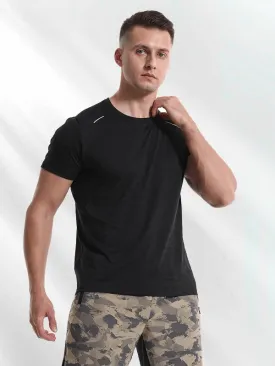 Casual Short Sleeves Basketball Elastic T-shirt for Men - SF1043