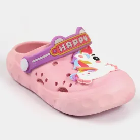 CHARACTER Girls Clogs Non Slippery-Pink