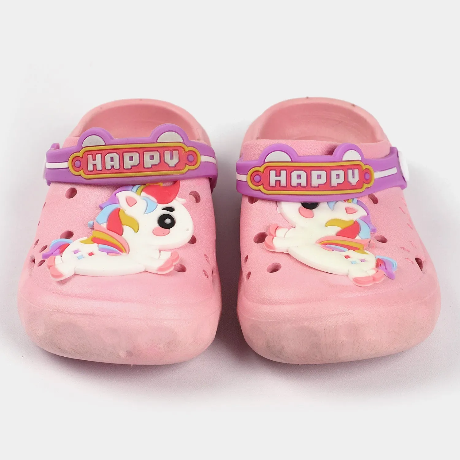 CHARACTER Girls Clogs Non Slippery-Pink