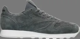 Classic leather metallic Reebok sneakers, gray