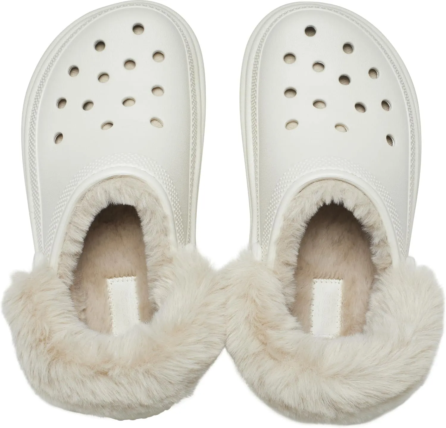 Classic Lined Stomp Clog Crocs, Stucco