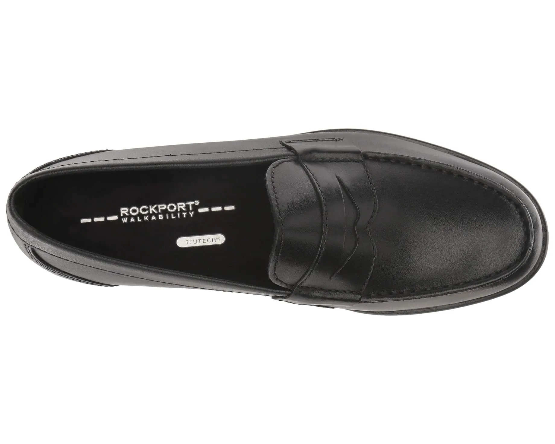 Classic Loafer Lite Penny Rockport, black