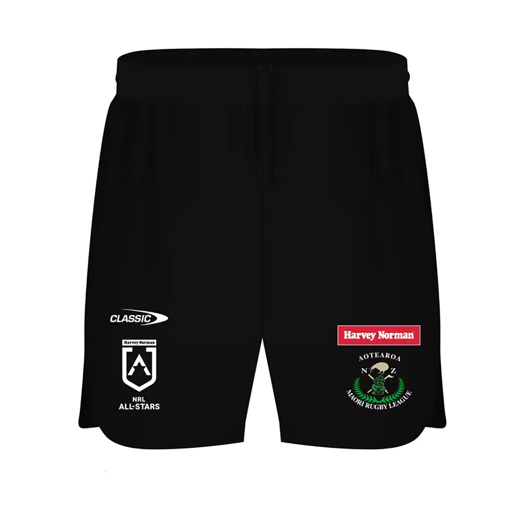 Classic Maori AS 2024 Mens Training Shorts Black