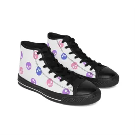 Colorful Skulls Women's Classic Sneakers