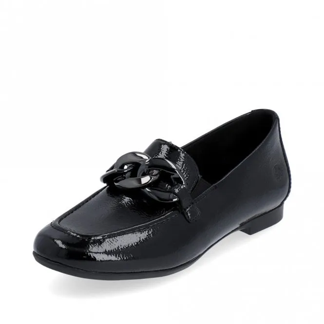 Columbia Black Patent Slip On Shoes