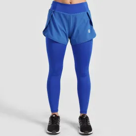 Compression Legging Shorts (Electric Blue)