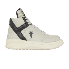 Converse x Rick Owens DRKSHDW TURBOWPN High High Top Sneakers, cream