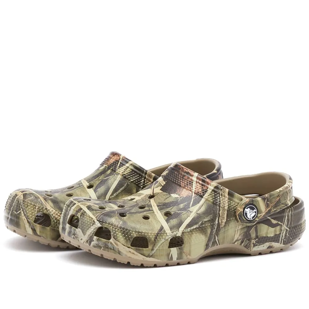 Crocs Classic Printed Camo Clog Sandals