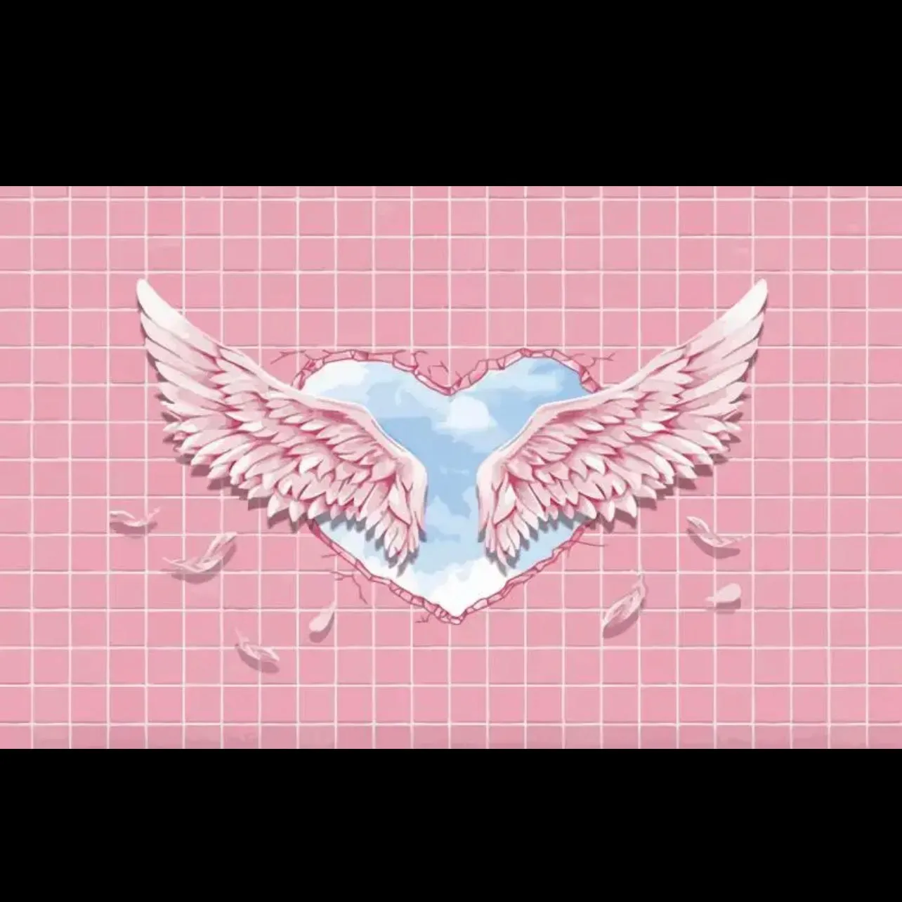 Custom Wallpaper Angel Wings Wall Mural (㎡)