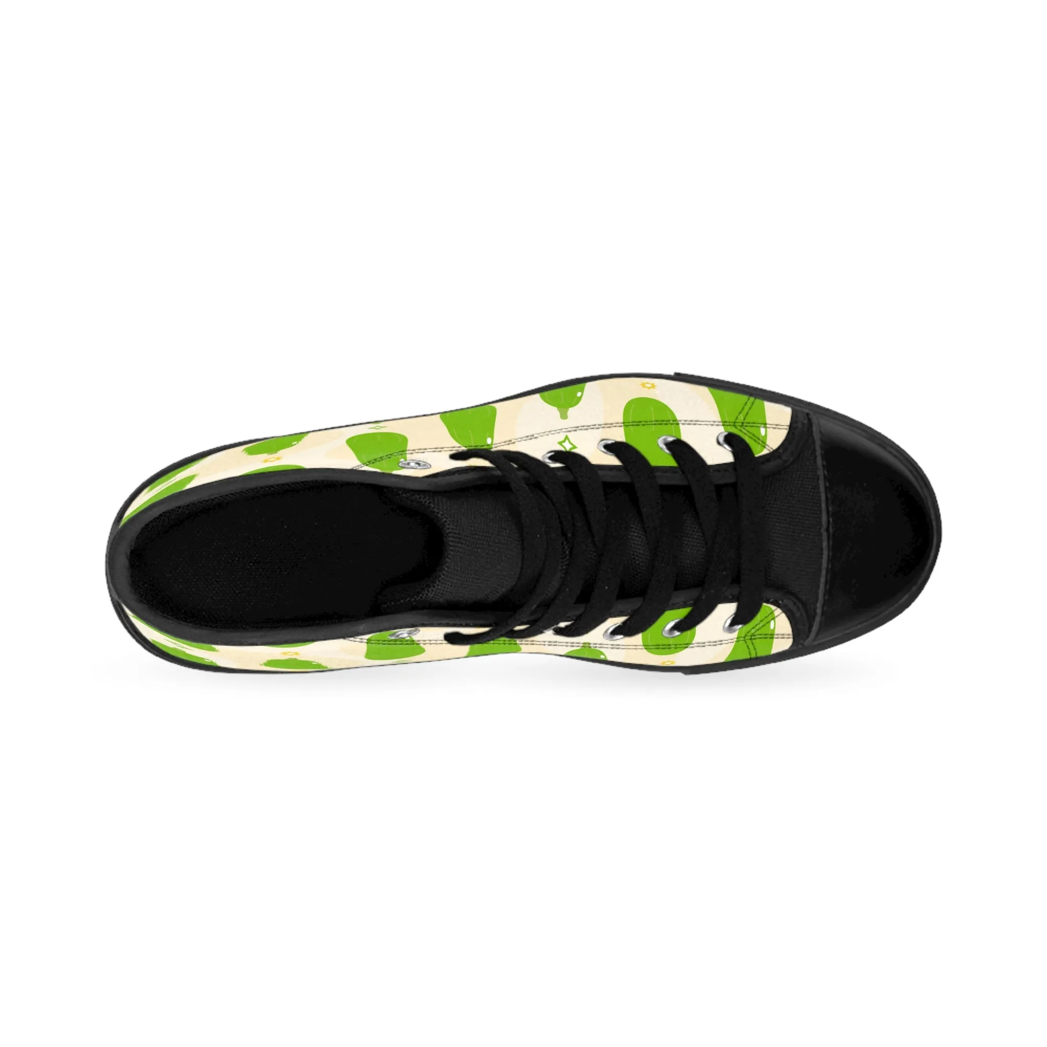 Cute Kawaii Vegetables Men's Classic Sneakers