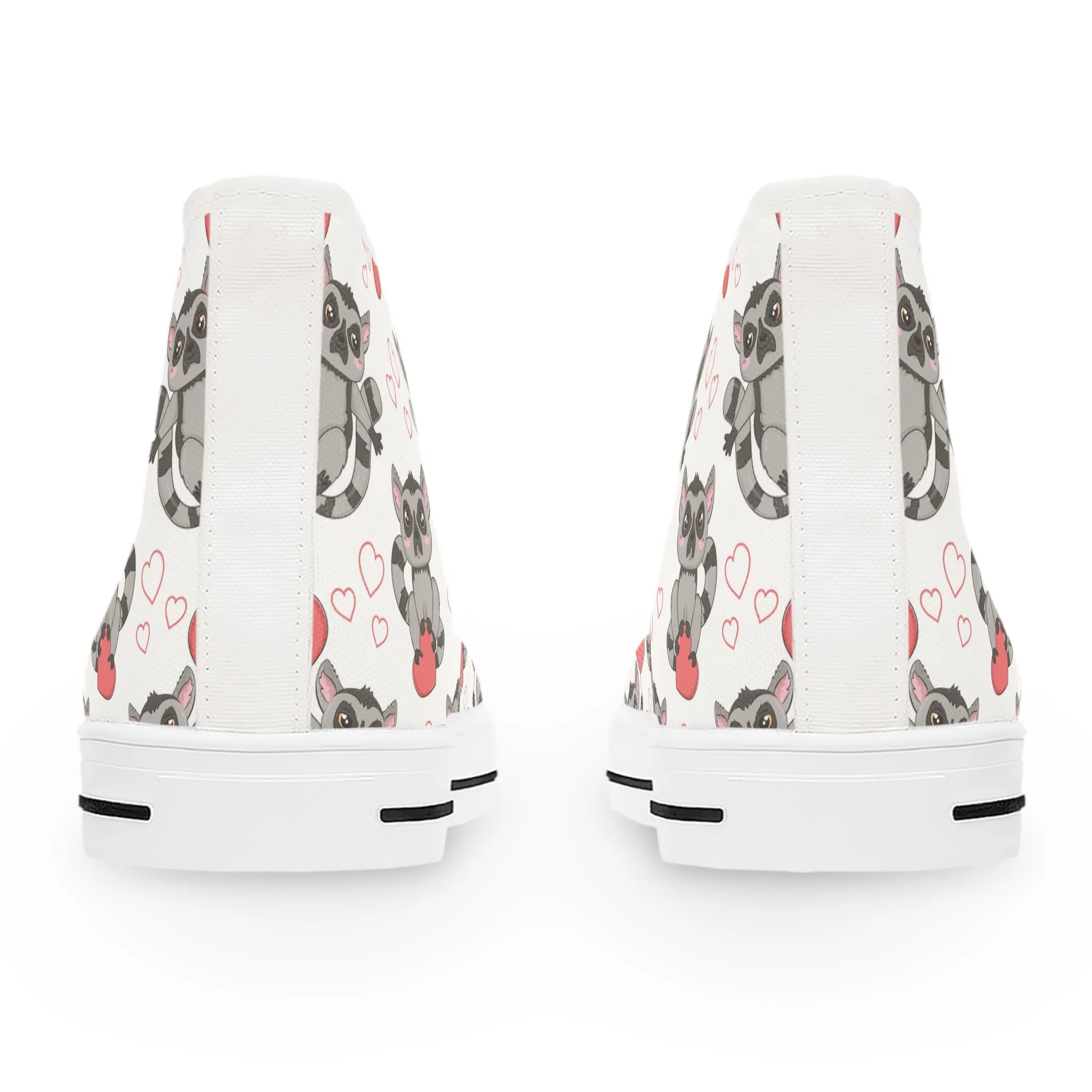 Cute Lemur Women's High Top Sneakers