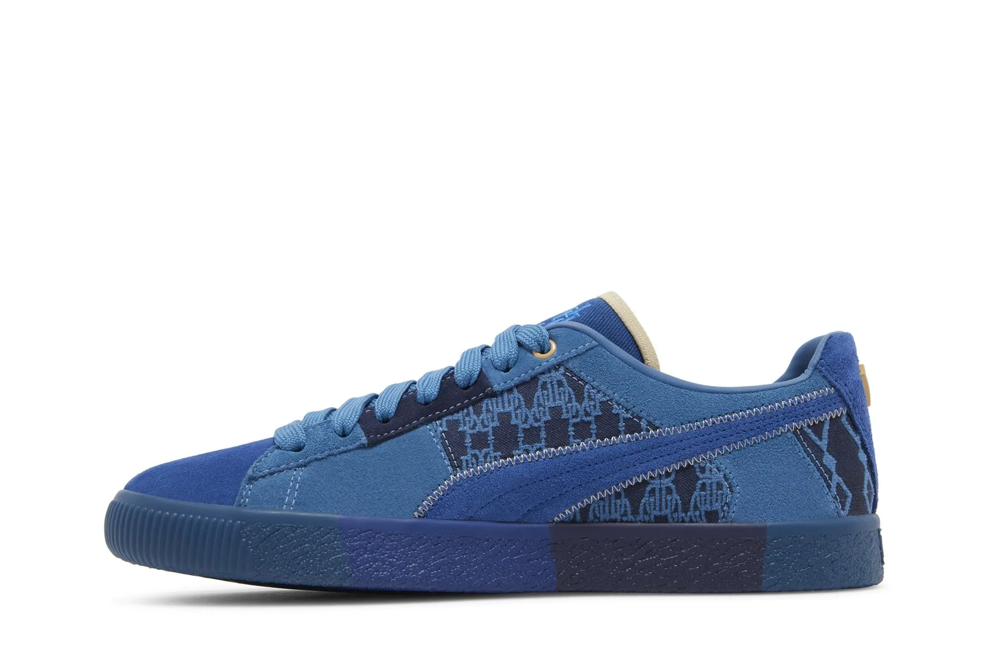 Dapper Dan x Clyde Vintage Puma sneakers, blue