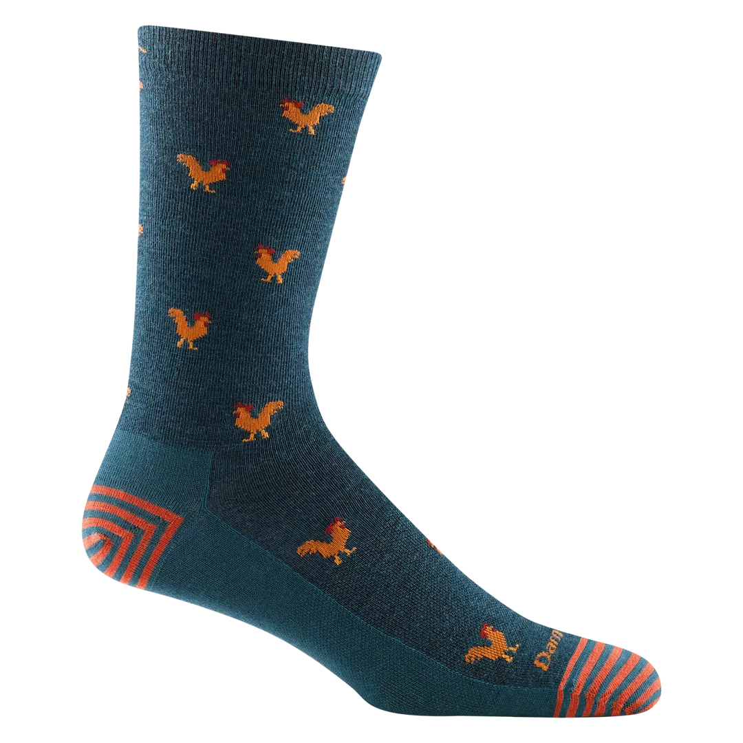 Darn Tough Strut Crew Lightweight Lifestyle Sock (Men's) - Dark Teal