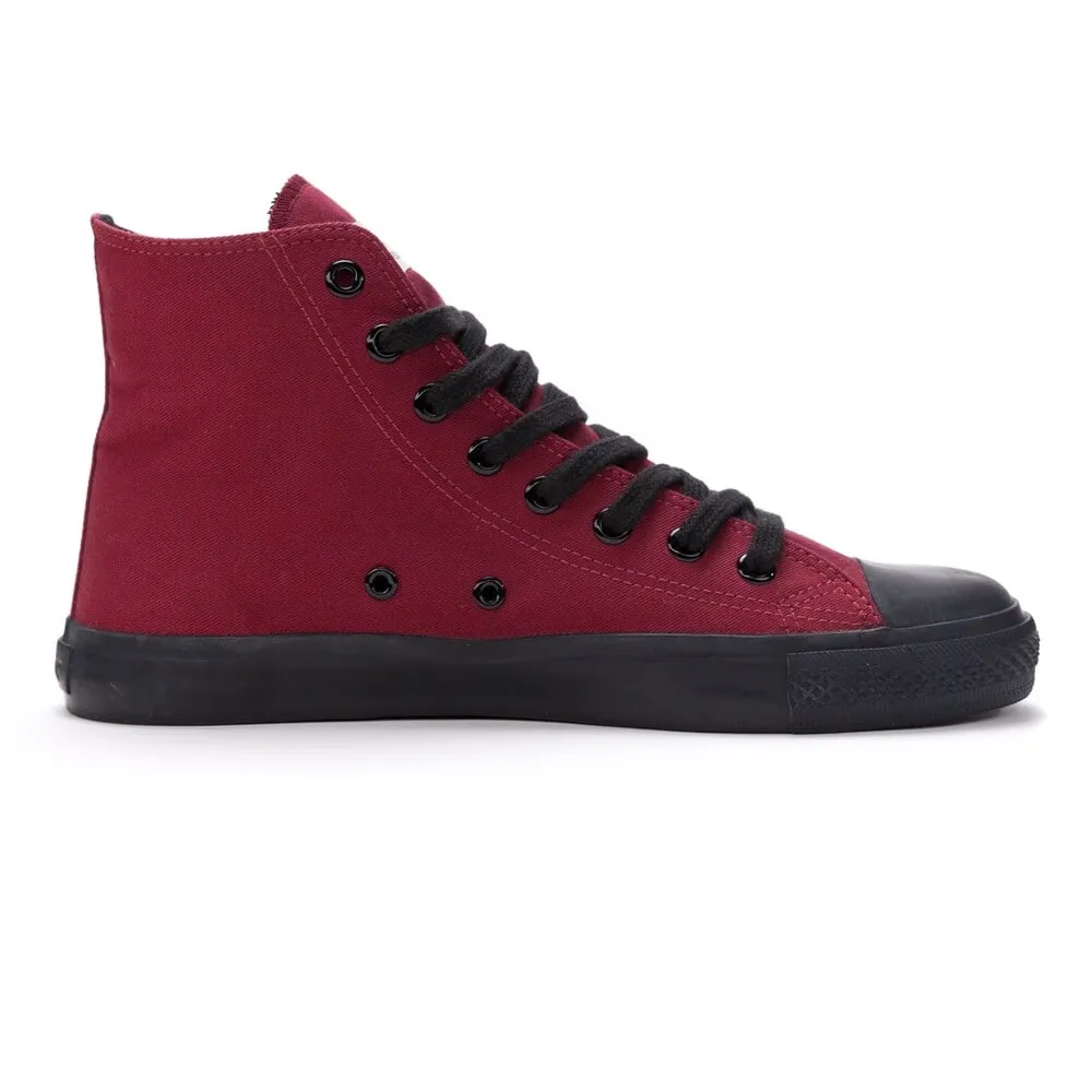 Ethletic high top sneakers, dark red