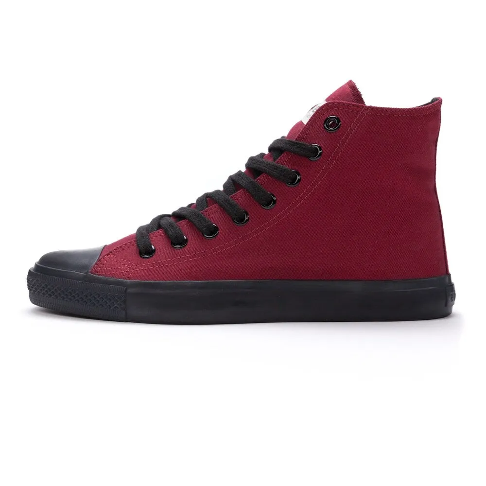 Ethletic high top sneakers, dark red