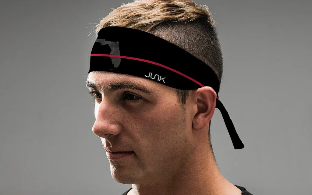 Florida Thin Red Line Tie Headband