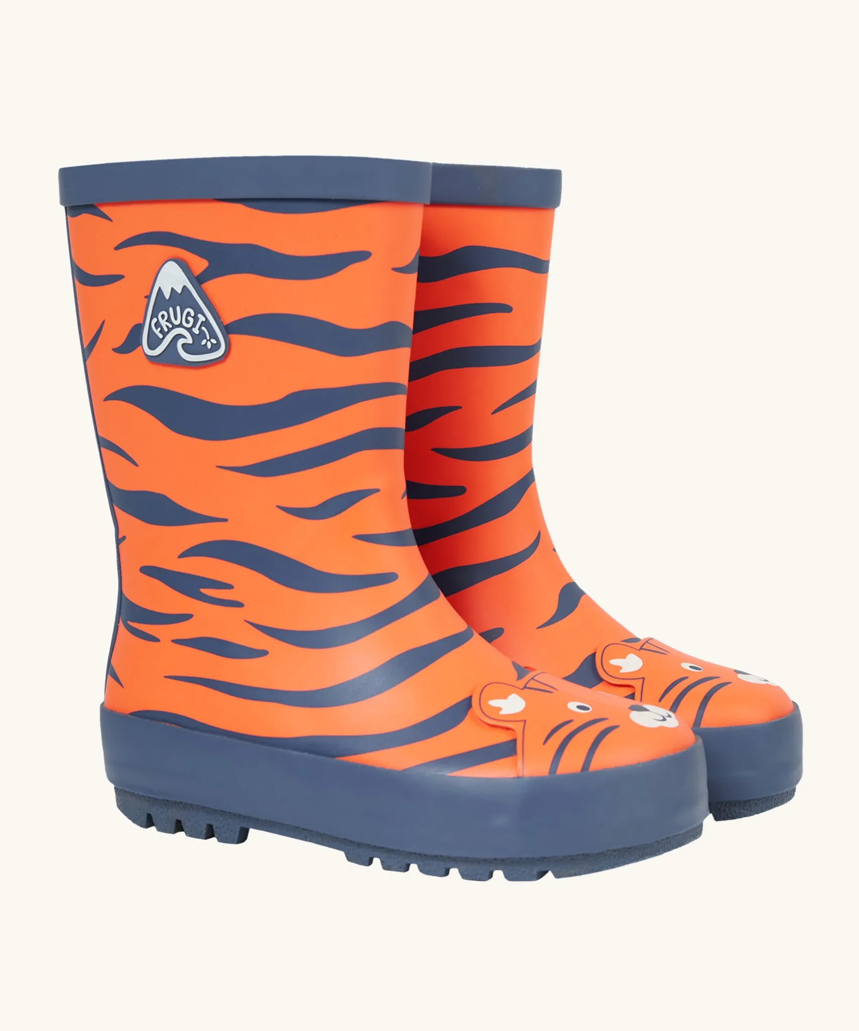 Frugi Puddle Buster Wellington Boots - Salamander/Tiger