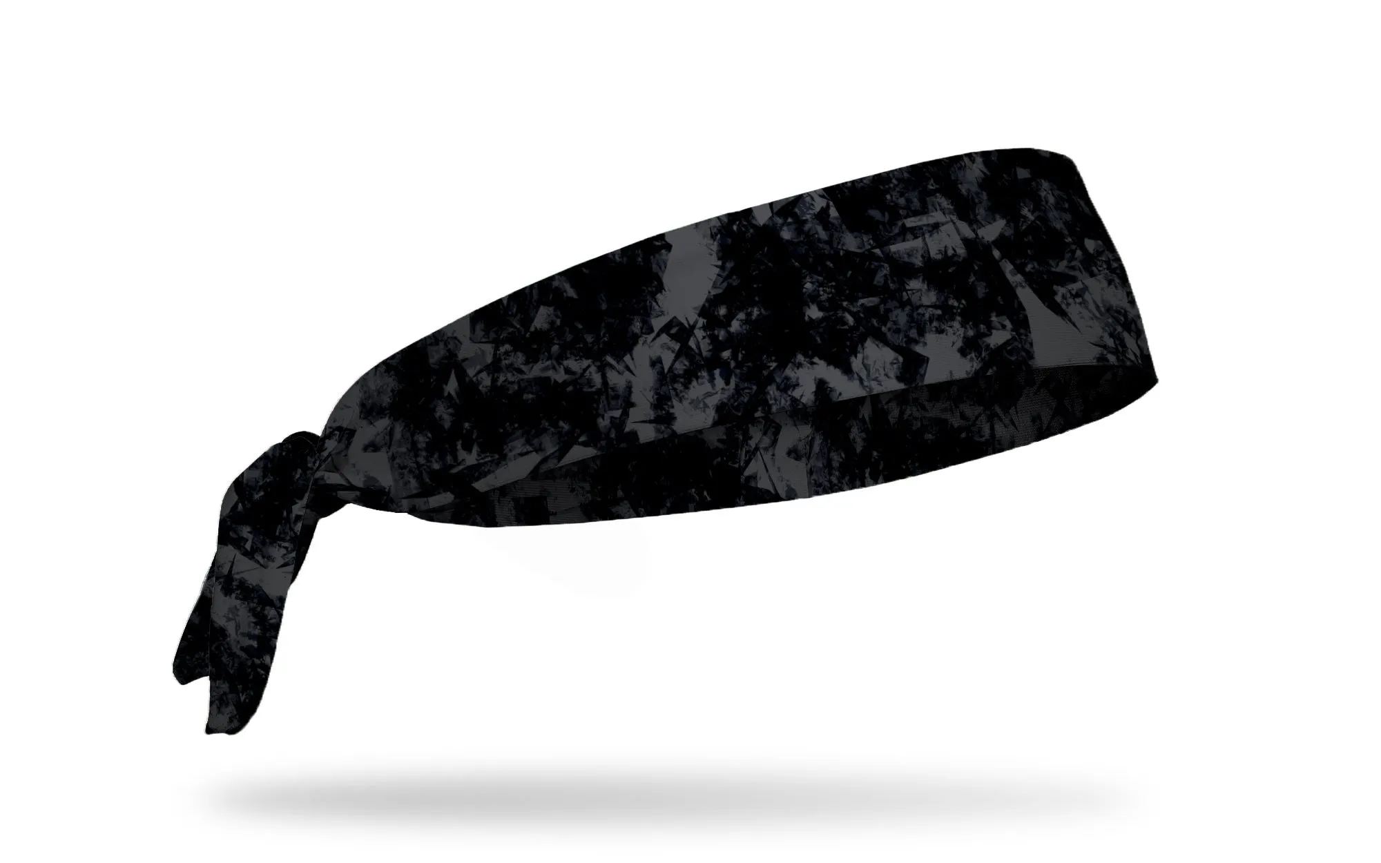 Gridiron Black Gray Tie Headband