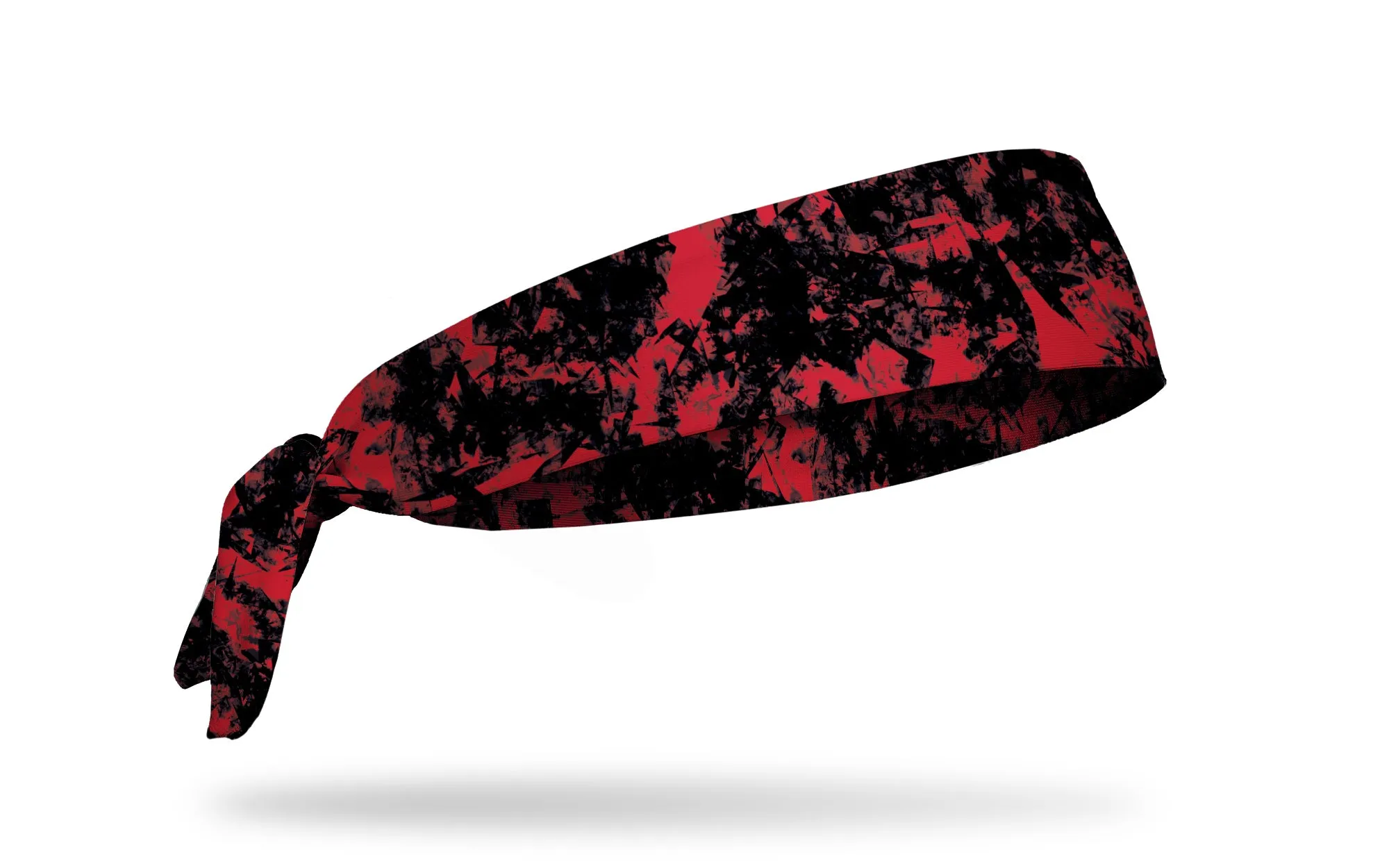 Gridiron Red Black Tie Headband