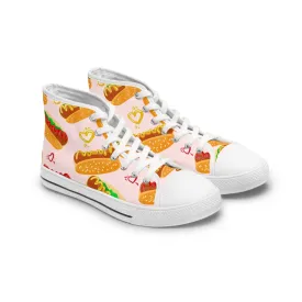 Hot Dogs Women's High Top Sneakers