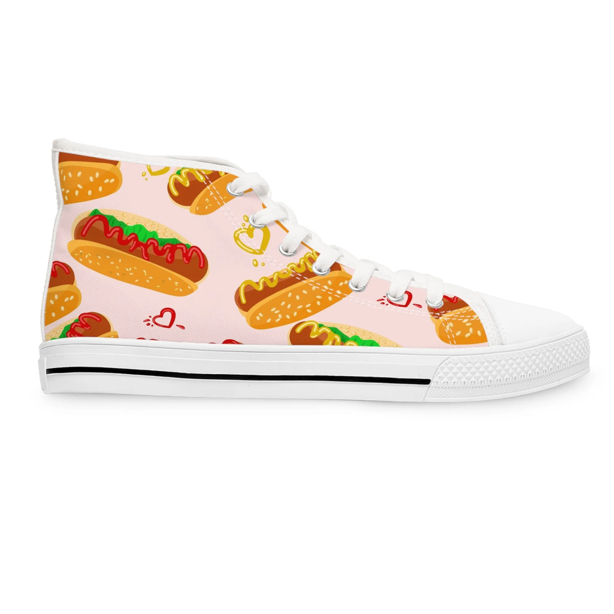 Hot Dogs Women's High Top Sneakers