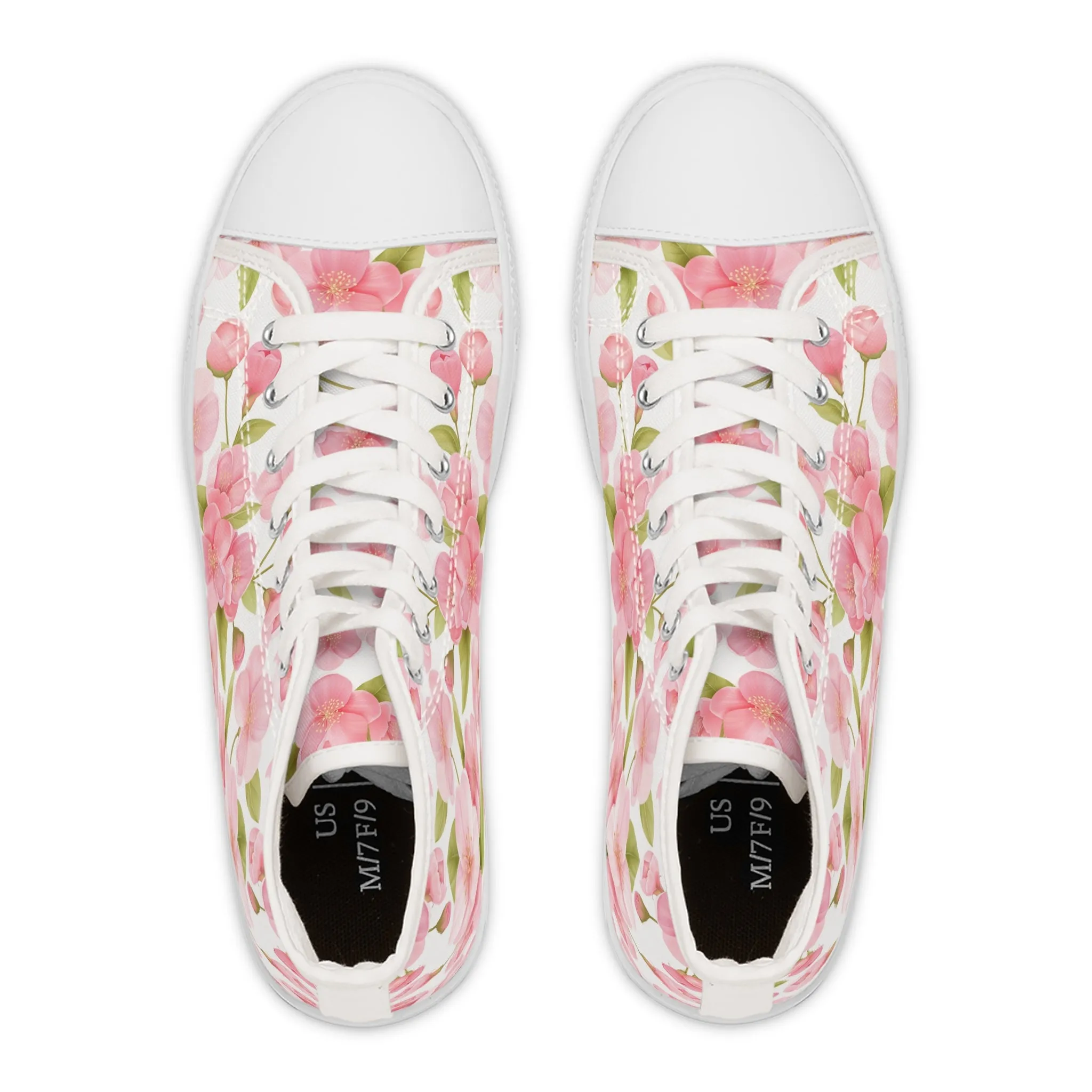 Japanese Cherry Blossom Women's High Top Sneakers