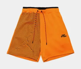 Jumpman Fleece Shorts Mens Shorts (Orange)