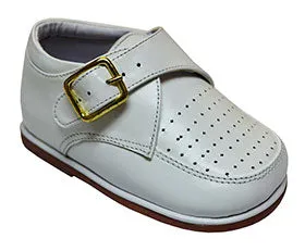 Karela Kids Boys Leather Buckle Shoes