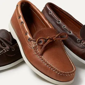 LE Men’s Canoe Shoe: Whiskey Boat Sole