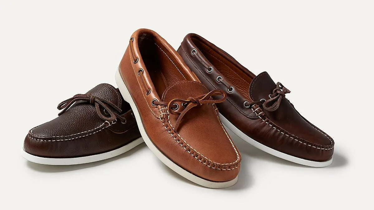 LE Men’s Canoe Shoe: Whiskey Boat Sole