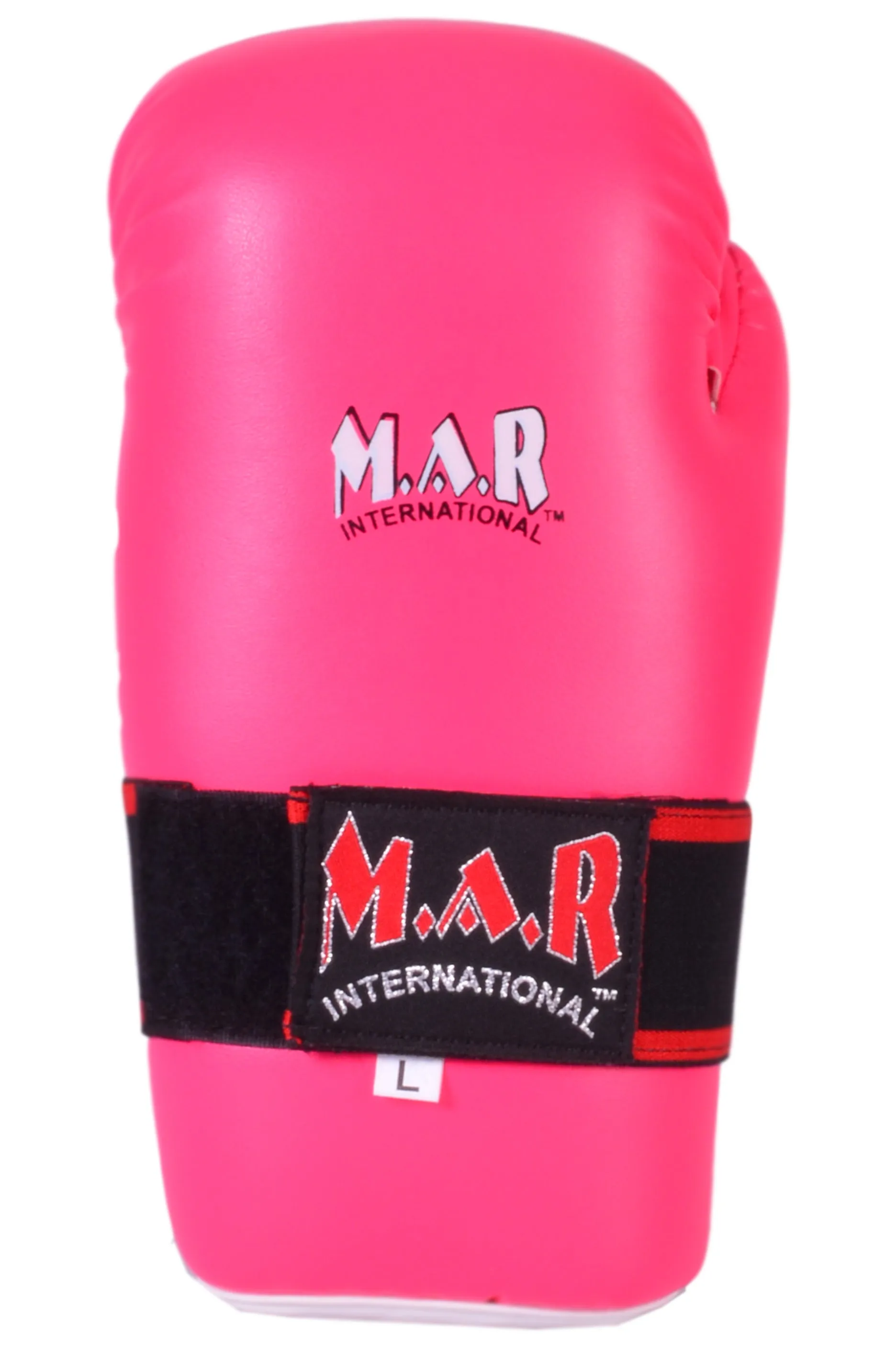 MAR-155B | Pink Semi Contact Karate Gloves for Women