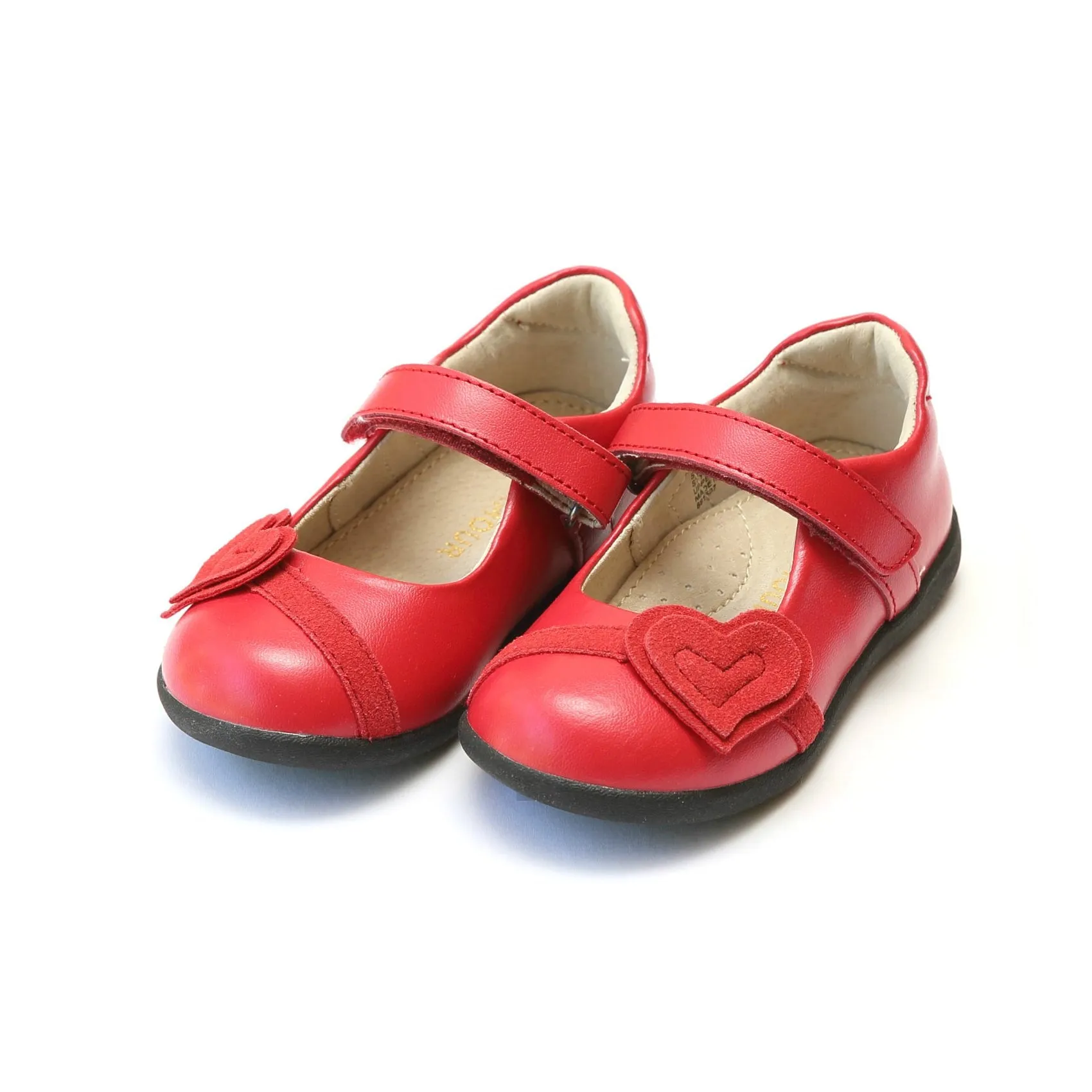 Mary Janes Leather Double Heart Sporty | Cora