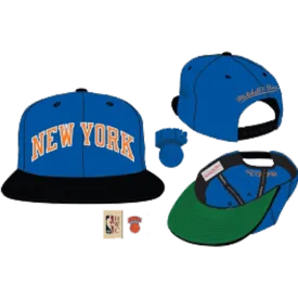 New York Knicks Mitchell & Ness Current Logo Wool 2-Tone Snapback Adjustable Hat