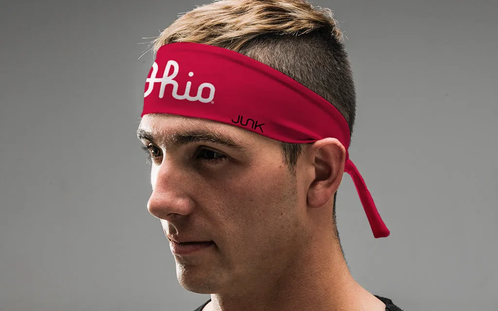 Ohio State: Script Ohio Scarlet Tie Headband