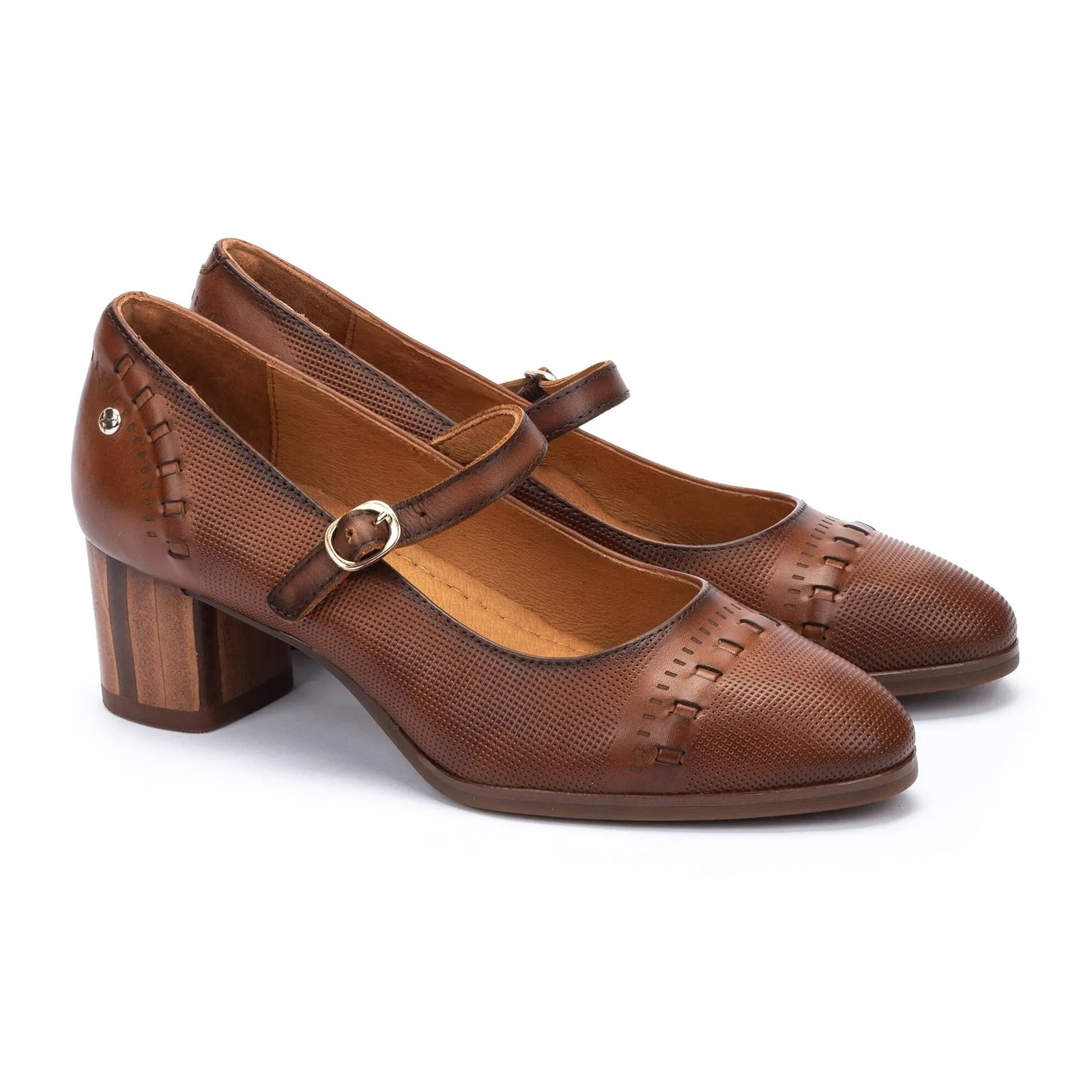 Pikolinos Calafat W1Z-5797 Heeled Mary Jane (Women) - Cuero