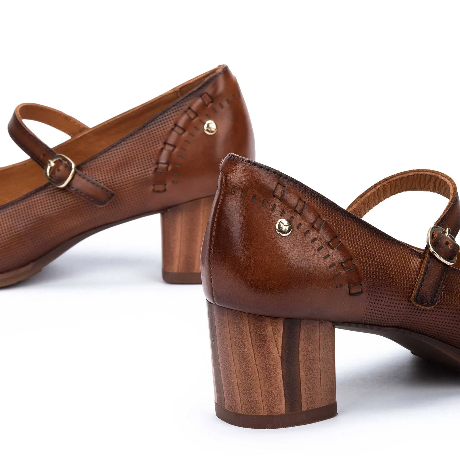 Pikolinos Calafat W1Z-5797 Heeled Mary Jane (Women) - Cuero