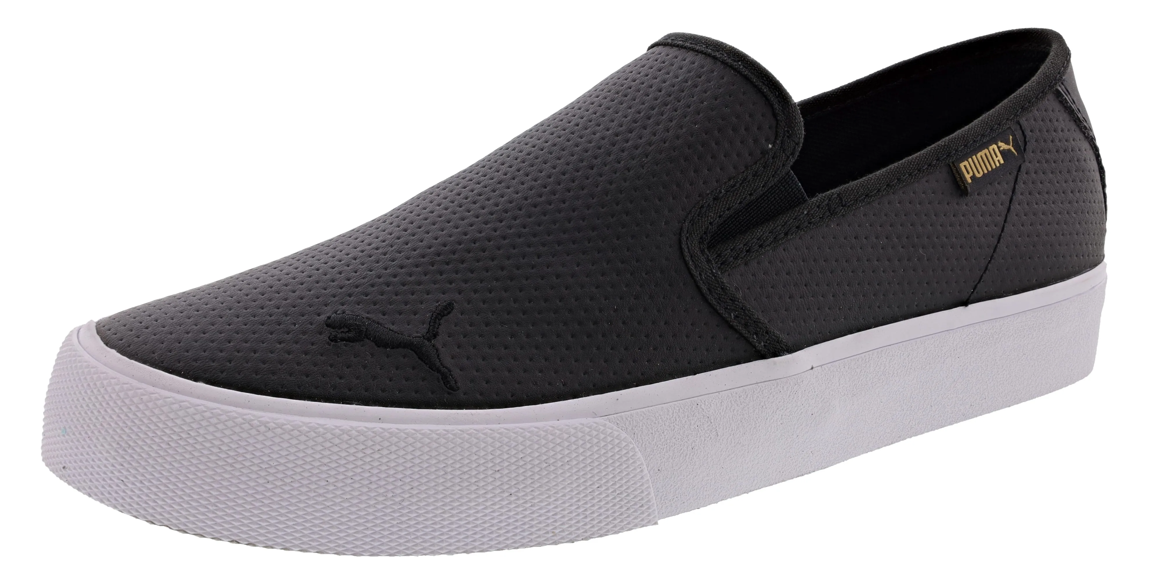 Puma Women's Bari Slip On Cat Leather Shoes