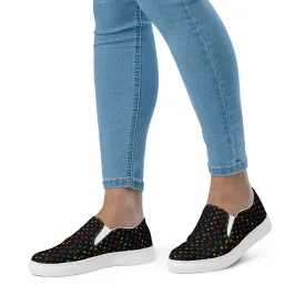 Rainbow Starfish Women’s Slip-on Canvas Shoes