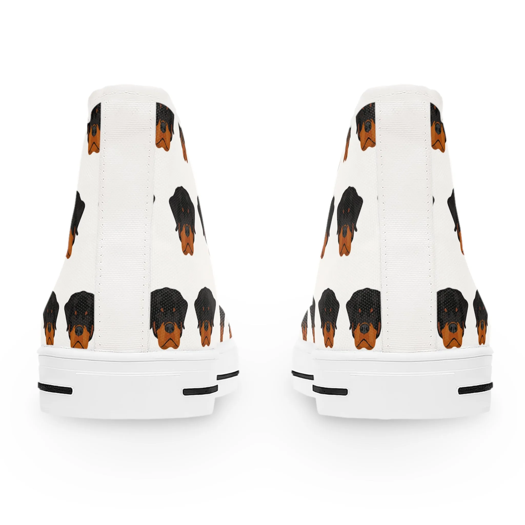 Rottweiler Dog Women's High Top Sneakers