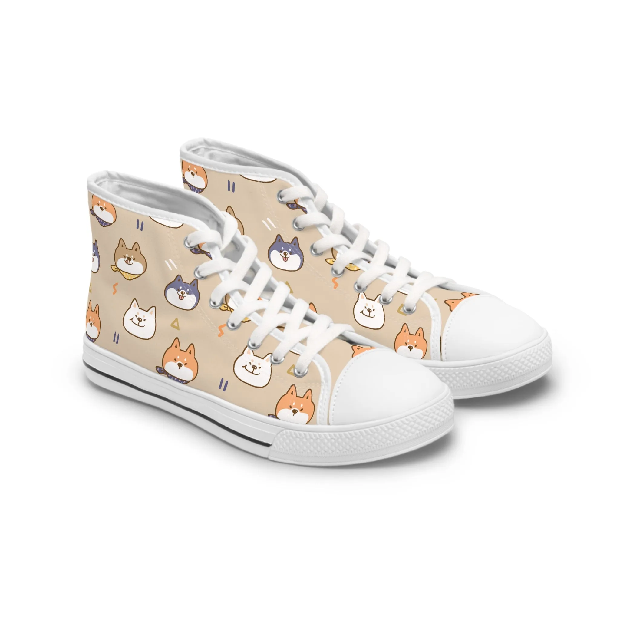 Shibu Inu Women's High Top Sneakers