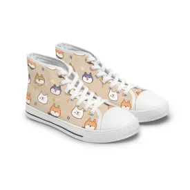 Shibu Inu Women's High Top Sneakers